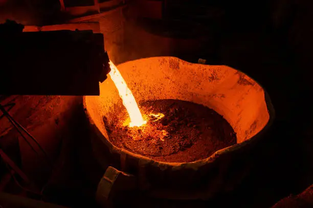 China copper casting factory